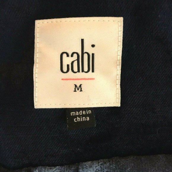 CAbi The Entrance Coat Velvet Buttons Blue #3489 - Picture 10 of 11